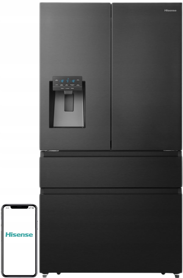 Lodówka HISENSE RF728N4BFF MD Side by Side 178.5cm