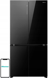 Lodówka HISENSE RQ768N4GBE Side by Side No Frost 190cm Czarna