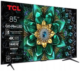 Telewizor TCL 85C69K 85" QD-Mini LED 4K 144 Hz Google TV Dolby Atmos