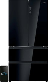 Lodówka HAIER HFR79F19DFGB Side by Side No Frost 190cm Czarne szkło