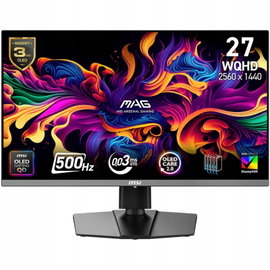 Monitor MSI MAG 272QP QD-OLED X50 26.5" 2560x1440px 500Hz 0.03 ms GTG