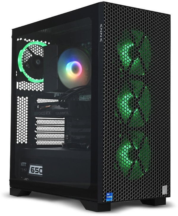 Komputer NTT HIRO Gamer ZKG-I5RTX5060T-TG01 i5 32GB RAM 1TB Windows 11 Home