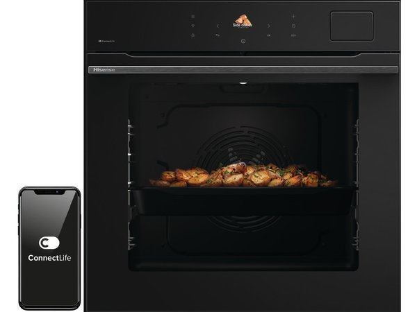 Piekarnik HISENSE BAS614P8B Elektryczny parowy Czarny