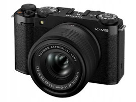 Aparat FUJIFILM X-M5 Czarny + Obiektyw XC 15-45mm f/3.5-5.6 OIS PZ