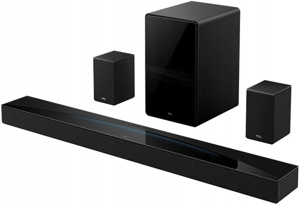 Soundbar TCL Q85H Pro Czarny 7.1.4-kanałowy, 4K, HDMI, Wi-Fi, BT