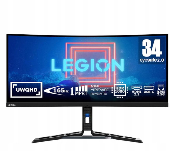 Monitor LENOVO Legion Y34wz-30 34" 3440x1440px 165Hz 1 ms Curved