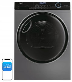 Suszarka do ubrań HAIER I-PRO 5 HD80-A3959R-S 8 kg Kondensacyjna srebrna
