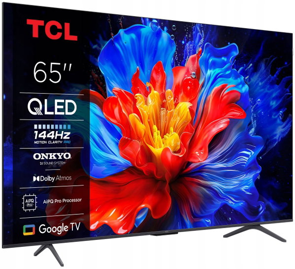 Telewizor TCL 65P89K 65" QLED 4K 120Hz Google TV Dolby Atmos HDMI 2.1