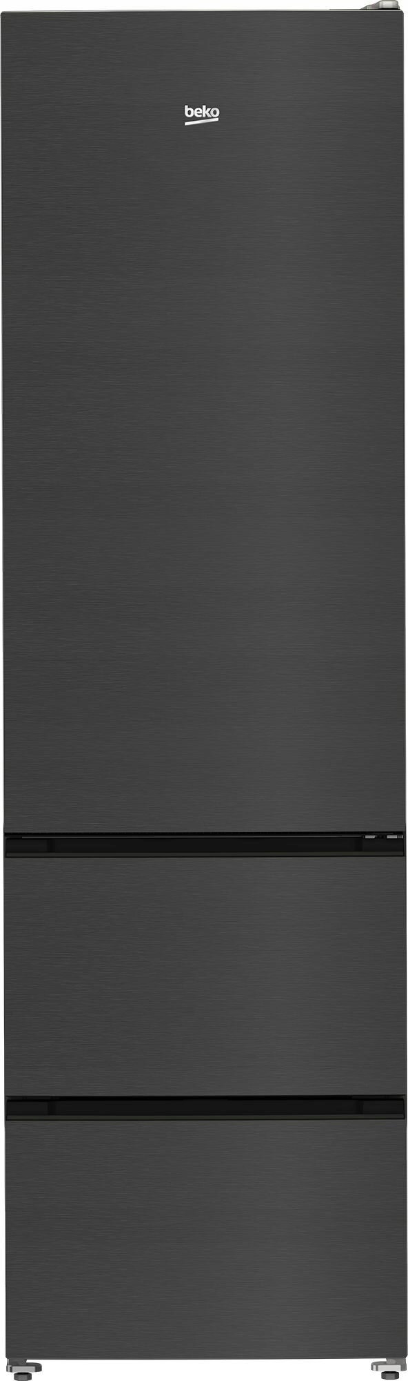 Lodówka BEKO B3RGNA354HXBR No Frost 203.5cm Ciemny Inox