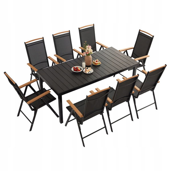 Meble ogrodowe MIRPOL Izzy WR-7223-9PC-CS