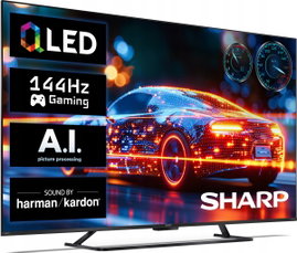 Telewizor SHARP 65HR8765E 65" QLED 4K 144Hz VRR Google TV HDMI 2.1
