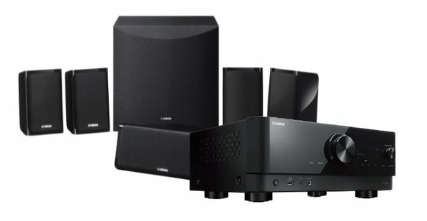 Kino domowe YAMAHA TSR-400 + NS-P41 Czarny