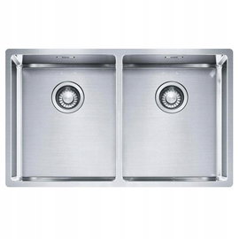 Zlewozmywak dwukomorowy FRANKE Box BXX 220/120 34-34 127.0370.188 Stal