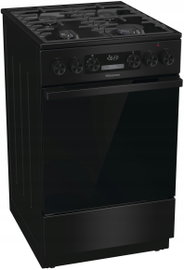 Kuchnia gazowa HISENSE HKS5D71BMPF Air Fry, program Pizza, czarna 50 cm