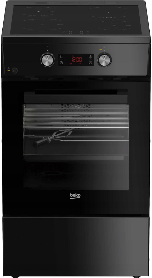 Czarna kuchnia BEKO FSM59305BDT 50cm