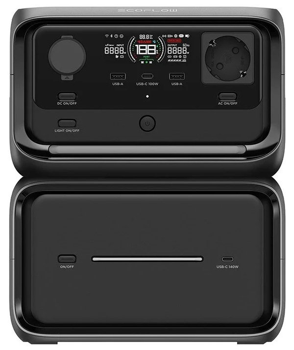 Stacja zasilania ECOFLOW River 3 Max Plus 856 Wh Bank energii
