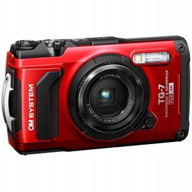 Aparat OLYMPUS OM System TG-7 Czerwony