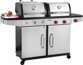 Grill gazowo-węglowy YATO YG-20030 8.2kW 3 palniki