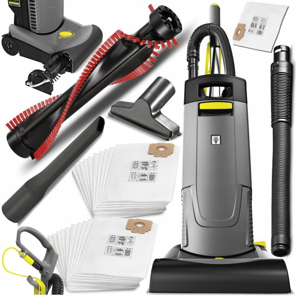 Odkurzacz workowy KARCHER CV 30/1 sieciowy szary