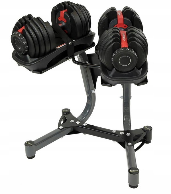 Stojak na hantle HMS STR10 PRO + hantle SR80