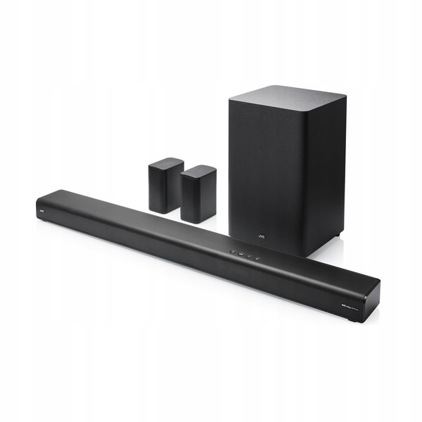 Soundbar JVC TH-E874B Czarny 5.1.2-kanałowy, Bezprzewodowy Subwoofer