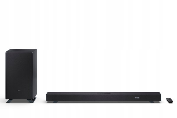 Soundbar SHARP HT-SBW53121 Czarny 3.1.2-kanałowy, Bezprzewodowy Subwoofer