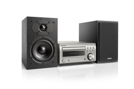 Wieża DENON D-M41 Srebrno-wiśniowy
