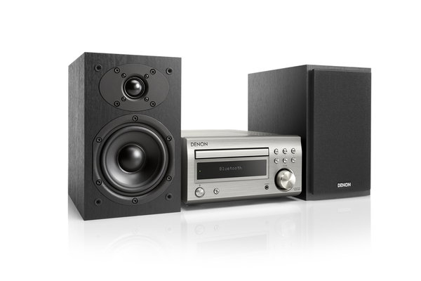 Wieża DENON D-M41 Srebrno-wiśniowy