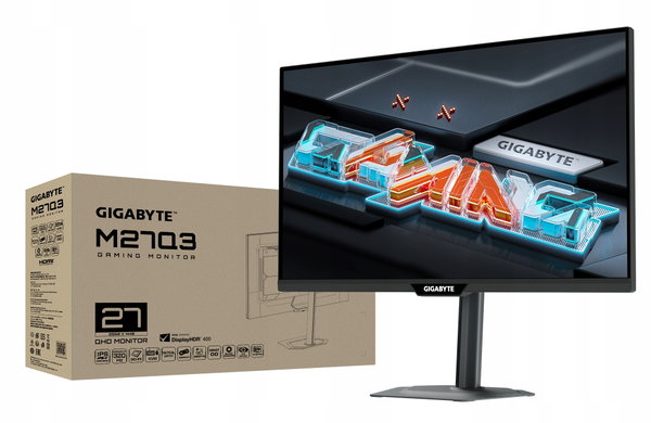 Monitor GIGABYTE M27Q3 27" 2560x1440px IPS 300Hz 1 ms [GTG]