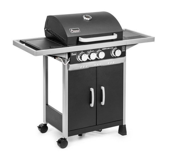 Grill gazowy ACTIVA Nebraska 19741G 8.4 + 2.8 kW ruszt 52 x 38cm