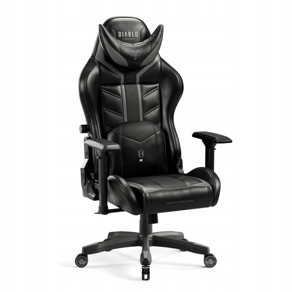 Fotel DIABLO X-Ray (XL) Czarno-Szary
