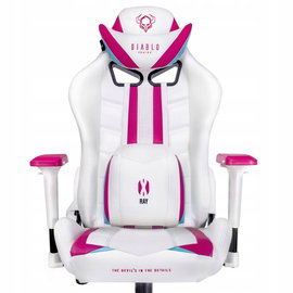 Fotel DIABLO CHAIRS X-Ray (L) Biało-różowy