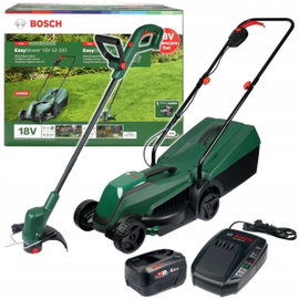 Kosiarka akumulatorowa BOSCH EasyMower 18V-32-200 + Podkaszarka 18V-26