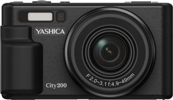 Aparat YASHICA City 200 Czarny 72Mpix 10-krotny zoom optyczny 5K 30fps