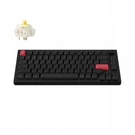Klawiatura KEYCHRON Q1 Max Wireless Side-Printed Banana Czarno-czerwony