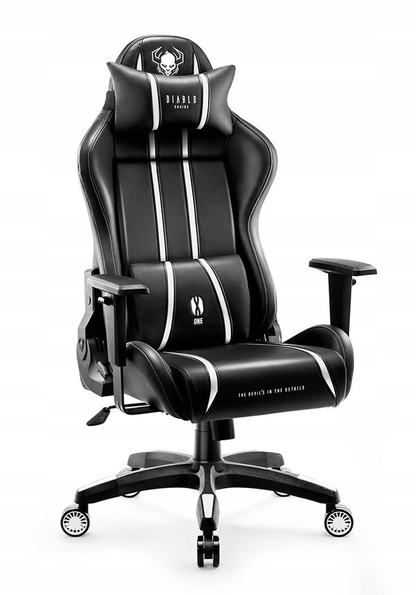 Fotel DIABLO CHAIRS X-One 2.0 (XL) Czarno-biały