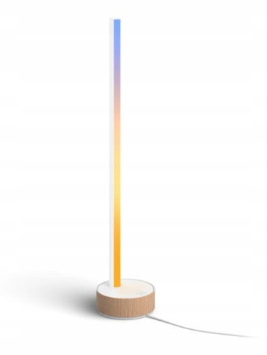 Lampka biurkowa Philips Hue Signe Oak biały