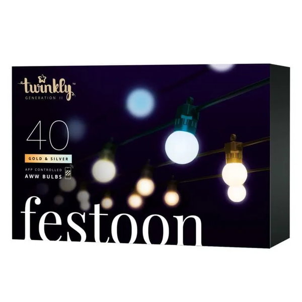 Lampki LED TWINKLY Festoon 40 AWW - BT