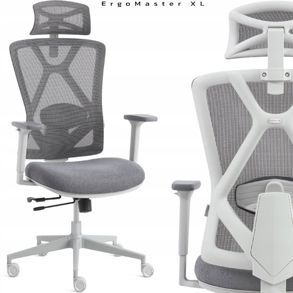 Fotel GAMVIS ErgoMaster XL Szary