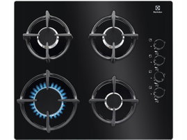 Płyta gazowa ELECTROLUX KGG6407K CZARNY SZKŁO