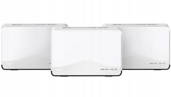 Router MERCUSYS Halo H27BE 2.4 / 5 GHz (DualBand), Wi-Fi Mesh (3 szt.)