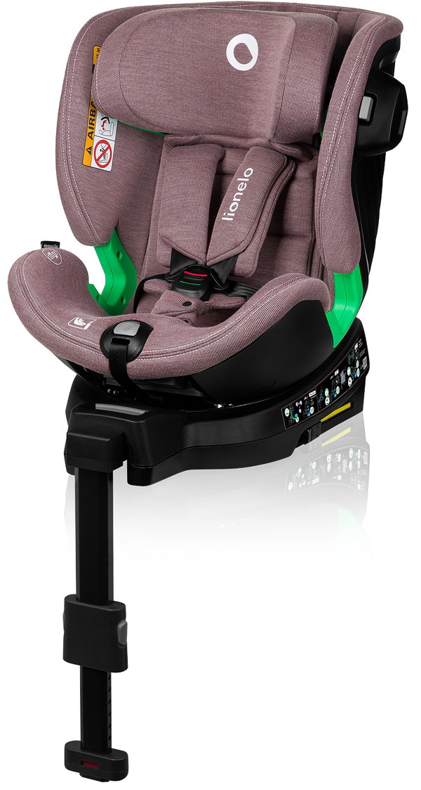 Fotelik samochodowy LIONELO Harmony i-Size (0-36 kg) Różowy