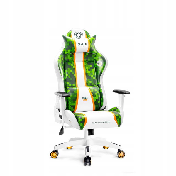 Fotel DIABLO CHAIRS X-One 2.0 Small Biało-zielony
