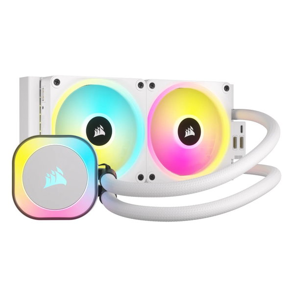 Chłodzenie wodne CORSAIR iCUE Link H100i RGB Biały