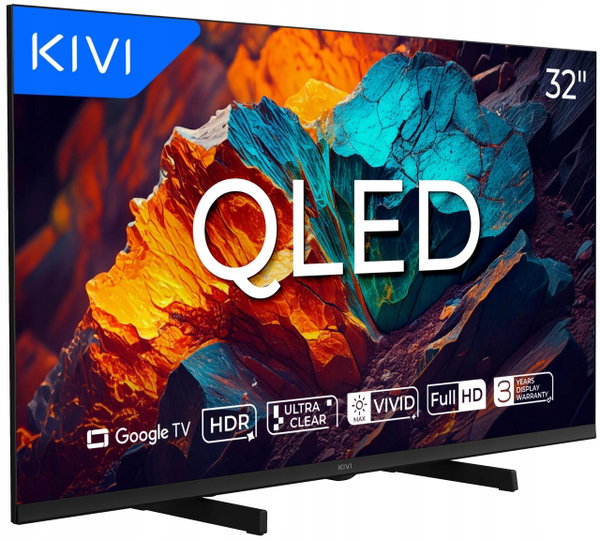 Telewizor KIVI 32F720QB 32" QLED Google TV