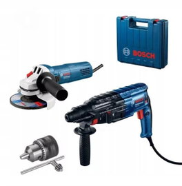 Zestaw BOSCH Professional 0615990M8H GBH 240 + GWS 750-125 S