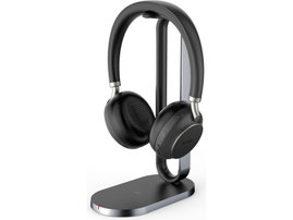 Słuchawki YEALINK BH76 Teams USB-C Czarny + Stacja ładująca
