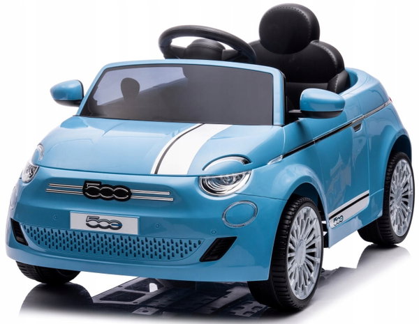 Samochód dla dziecka SUN BABY Fiat 500 Niebieski max 30kg
