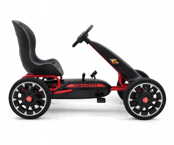 Gokart na pedały MILLY MALLY Abarth Czarny