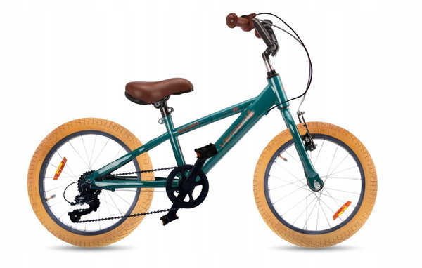Rower dziecięcy SUN BABY Verdant Rowan 20 cali dla chłopca Zielony
